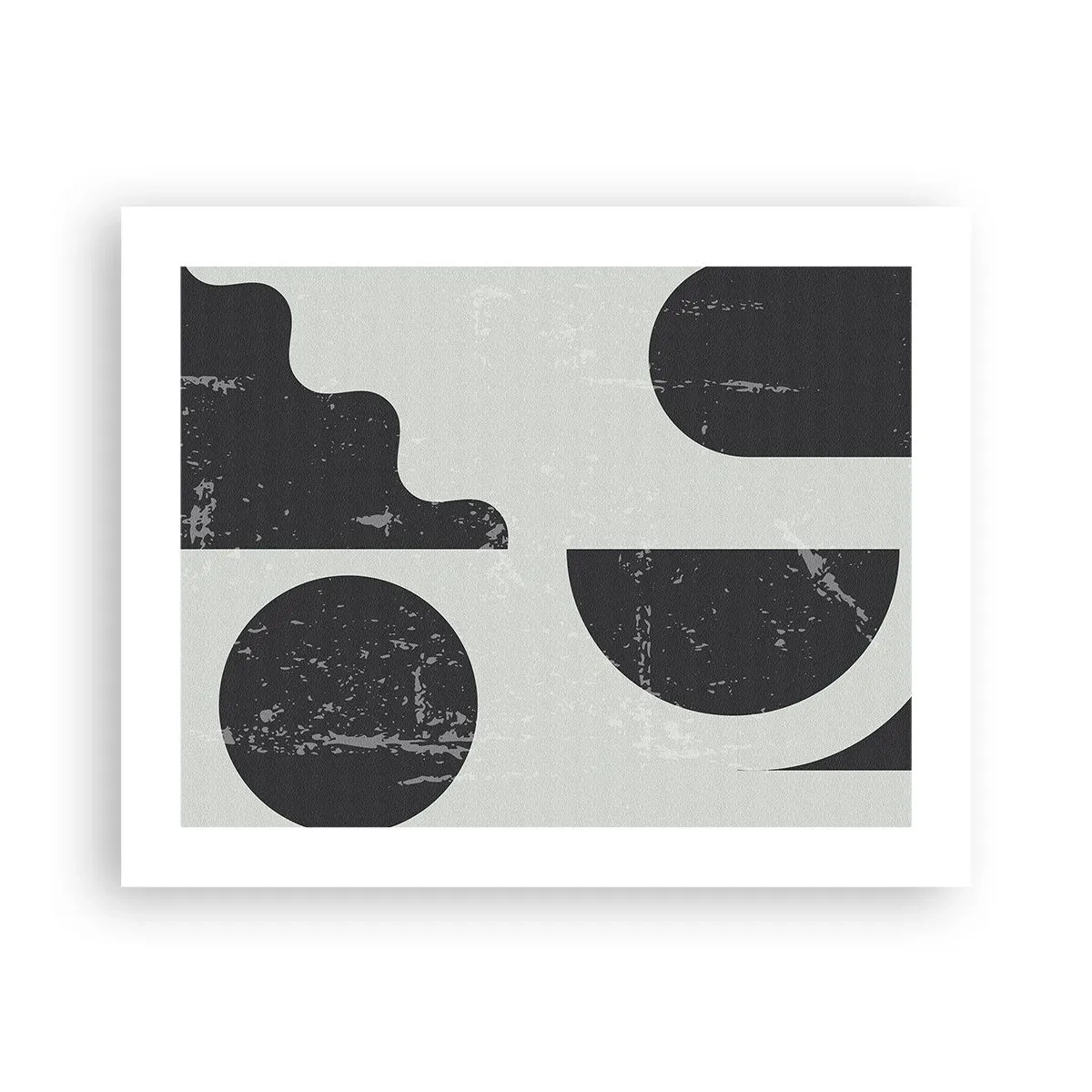 Poster - Composizione sopra e sotto - 50x40 cm