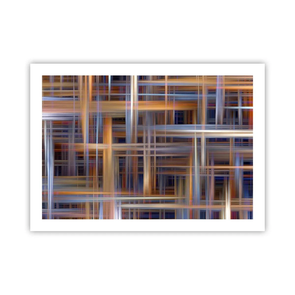 Poster - Tessute con la luce - 70x50 cm