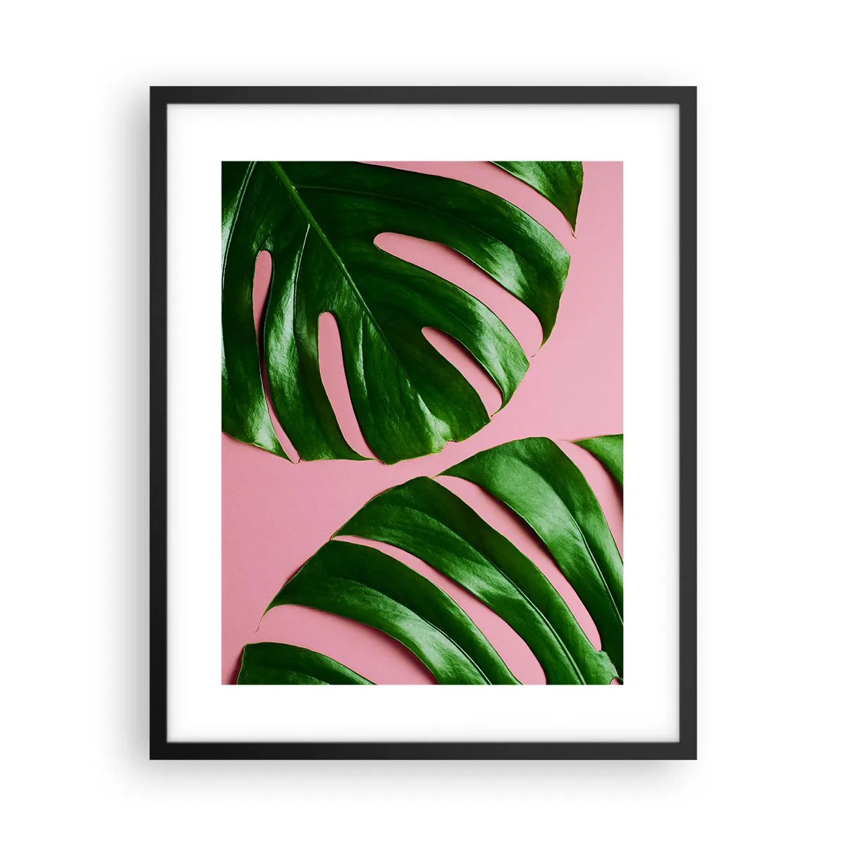 Poster in cornice nera - Appuntamento in verde - 40x50 cm