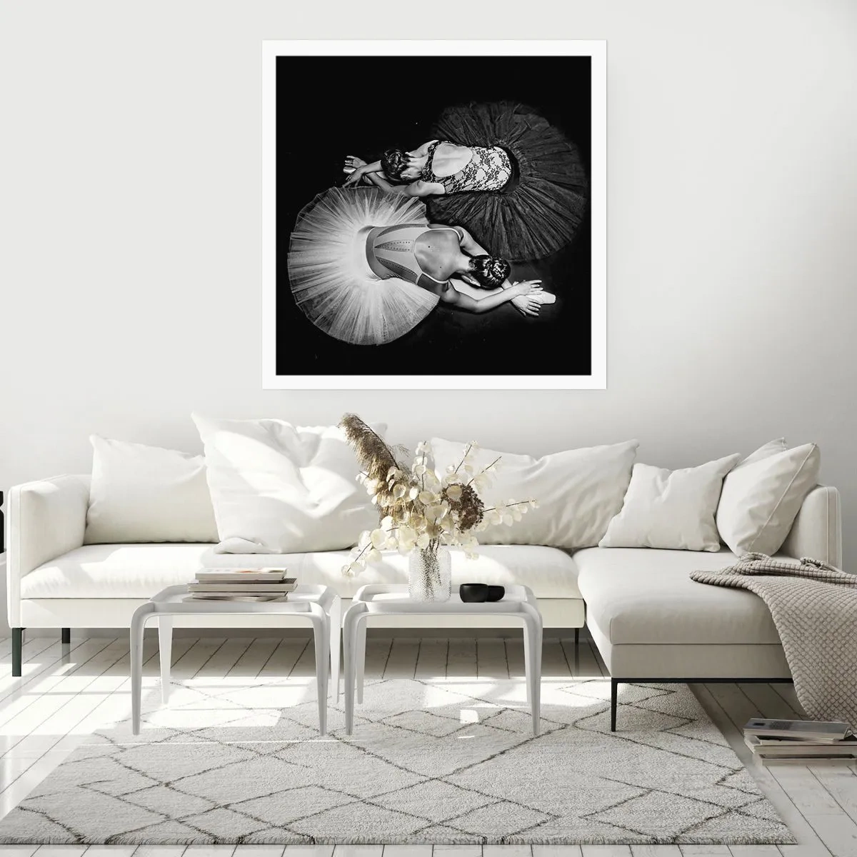 Poster - Yin e yang -  equilibrio ideale - 50x50 cm