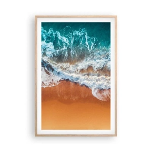 Poster in cornice rovere chiaro - Sempre in coppia - 61x91 cm