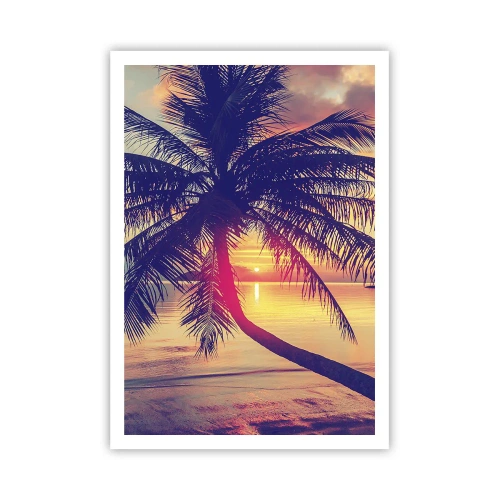 Poster - Sera sotto le palme - 70x100 cm