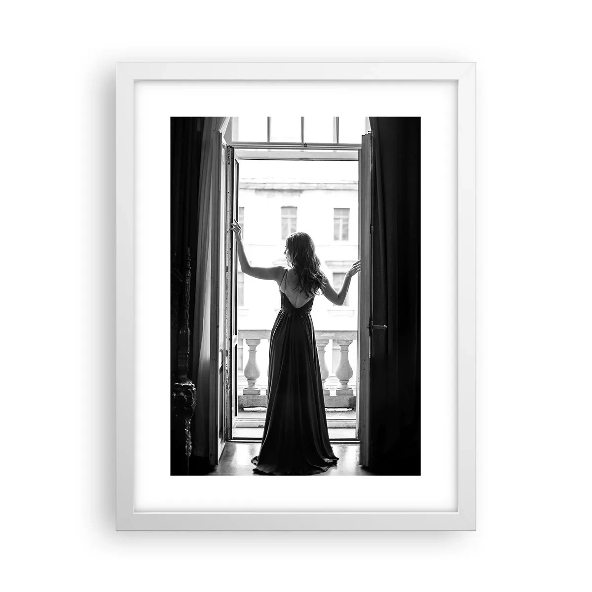 Poster in cornice bianca - In grande stile - 30x40 cm