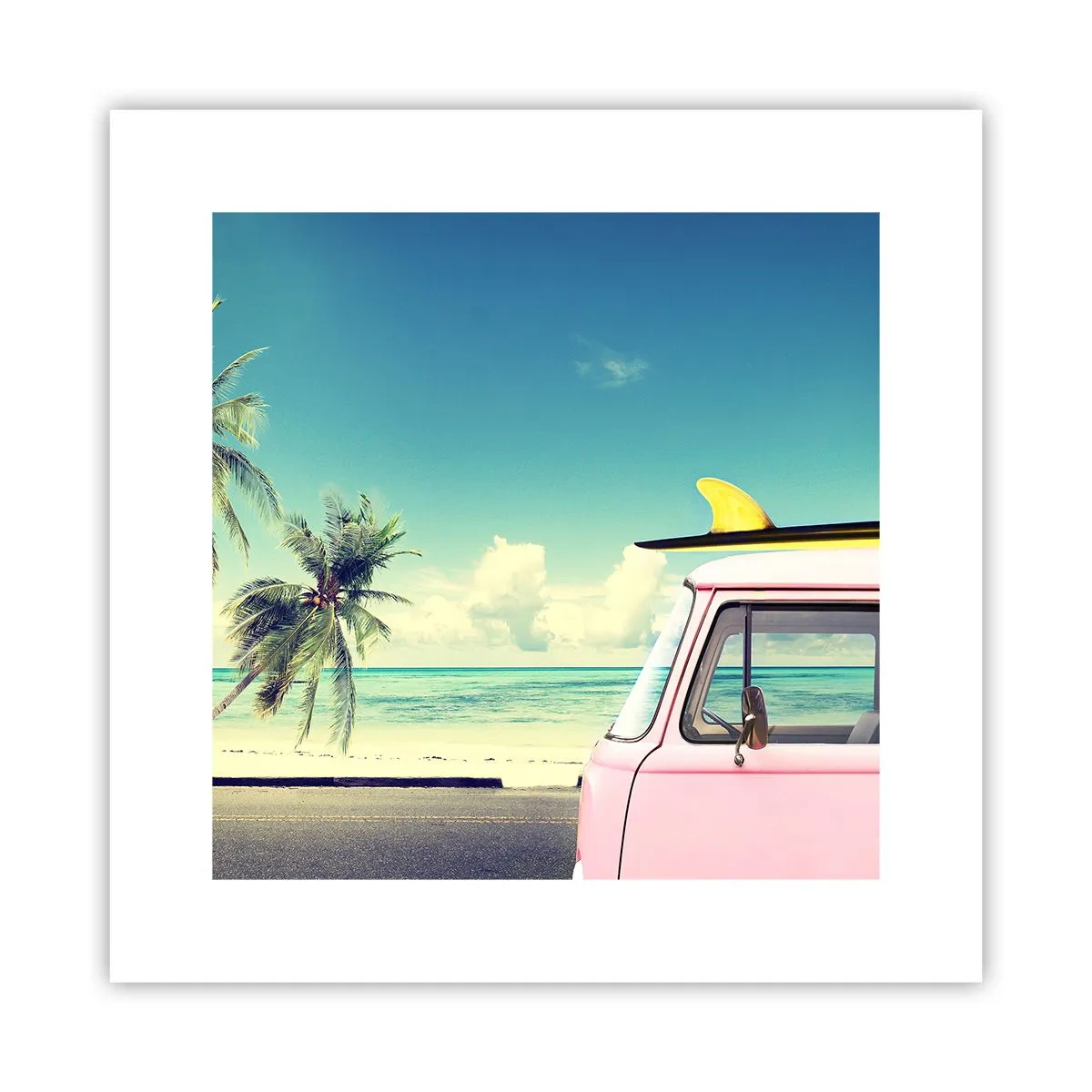 Poster - Tempo di vacanze - 30x30 cm