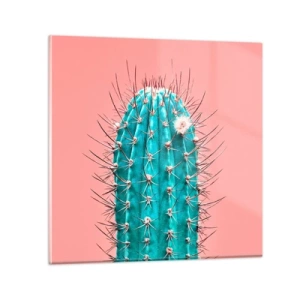 Quadro su vetro - Stai attento - 60x60 cm