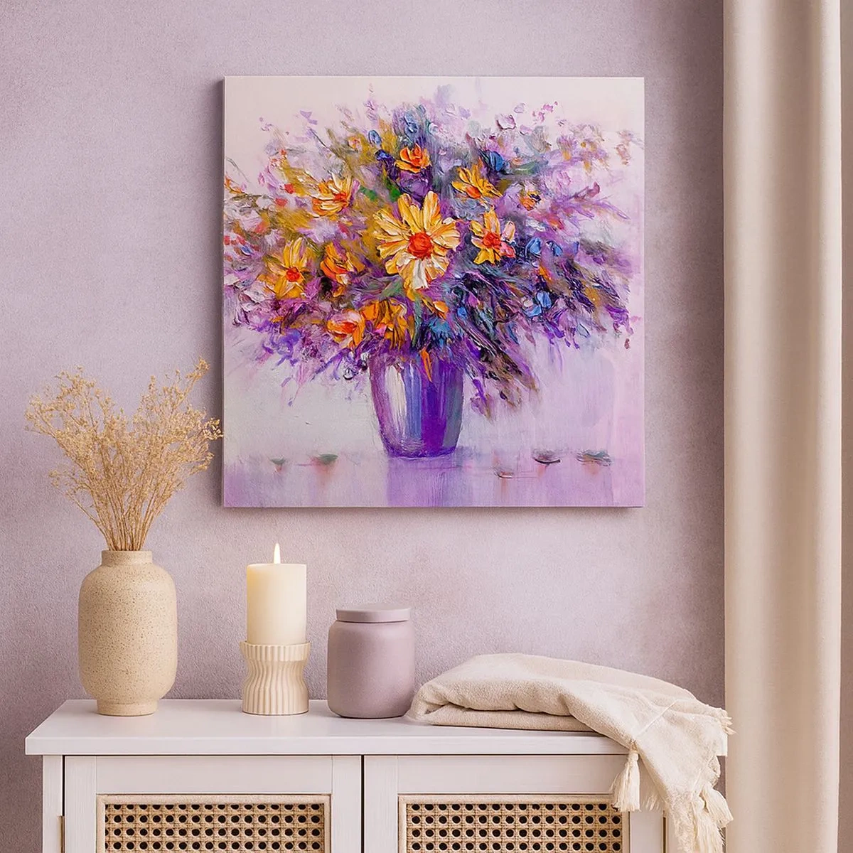 Quadro su tela - Stampe su Tela - Odore dolce, aspetto dolce - 30x30 cm