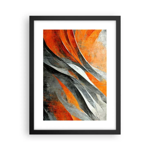 Poster in cornice nera - Caldo e freddo - 30x40 cm