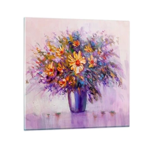 Quadro su vetro - Odore dolce, aspetto dolce - 30x30 cm