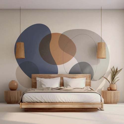 Fotomurali Premium Sand - Gocce di colore - Astrazione, Pezzo, Grafica - 150x105 cm