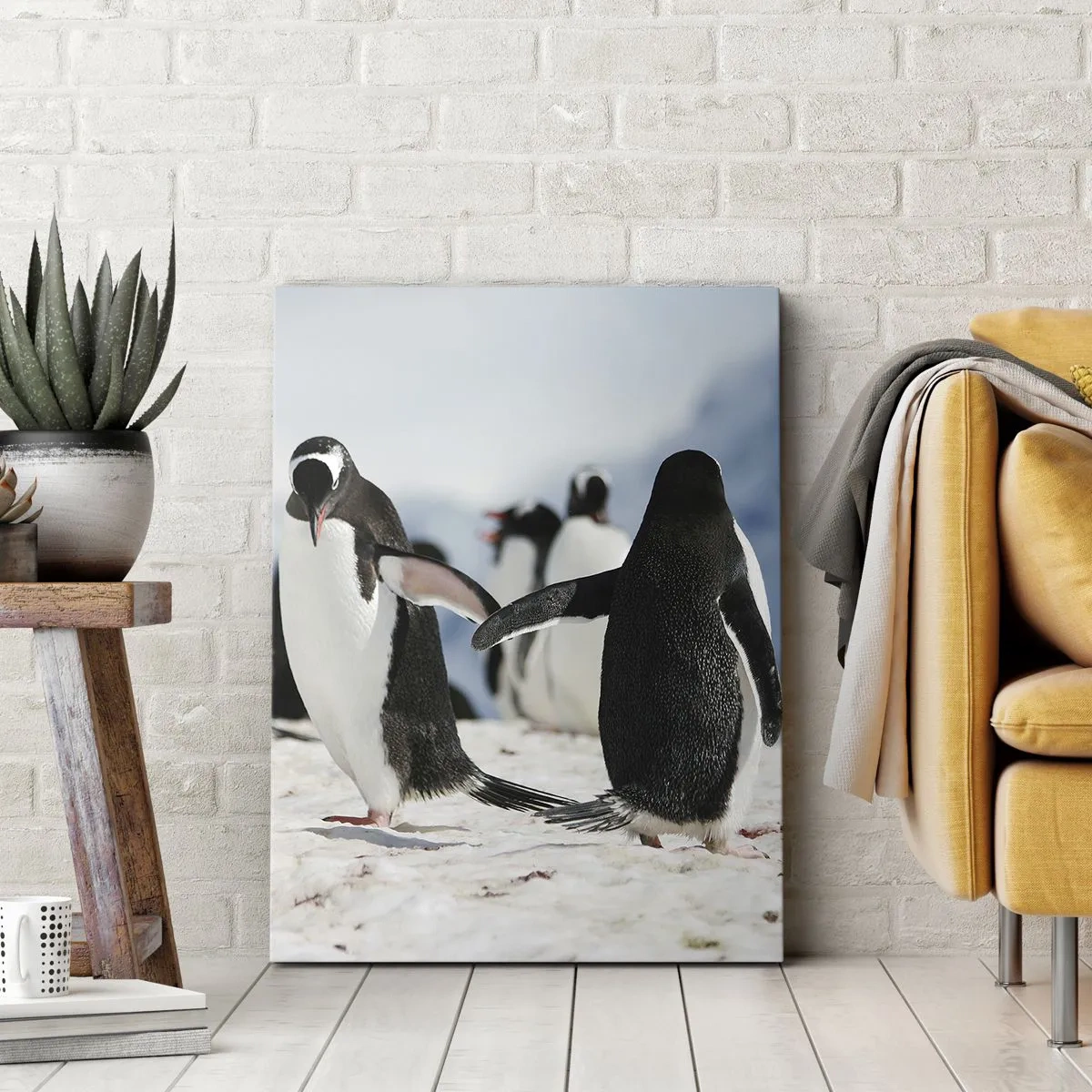 Quadro su tela - Stampe su Tela - Danza sulla neve - 45x80 cm