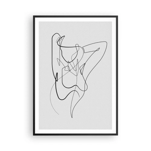 Poster in cornice nera - Davvero, come sei... - 70x100 cm