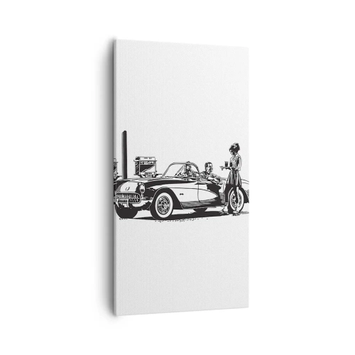 Quadro su tela - Stampe su Tela - Anni '60: l'America spensierata - 55x100 cm