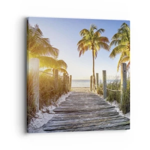 Quadro su tela - Stampe su Tela - Dritto in paradiso - 40x40 cm