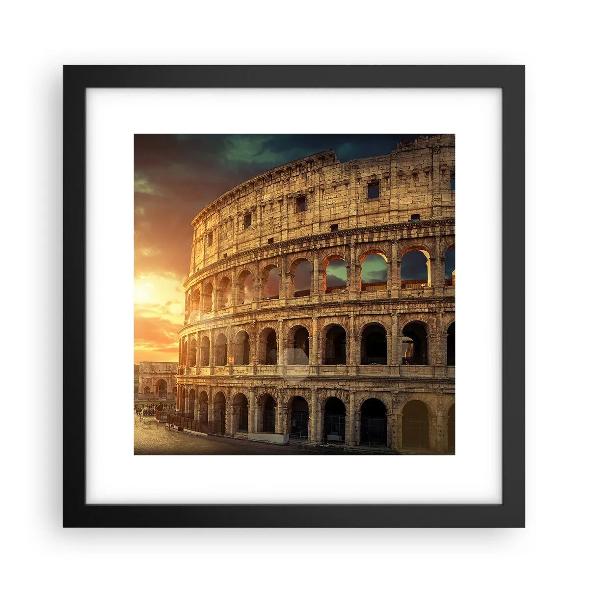 Poster in cornice nera - Impressione colossale - 30x30 cm