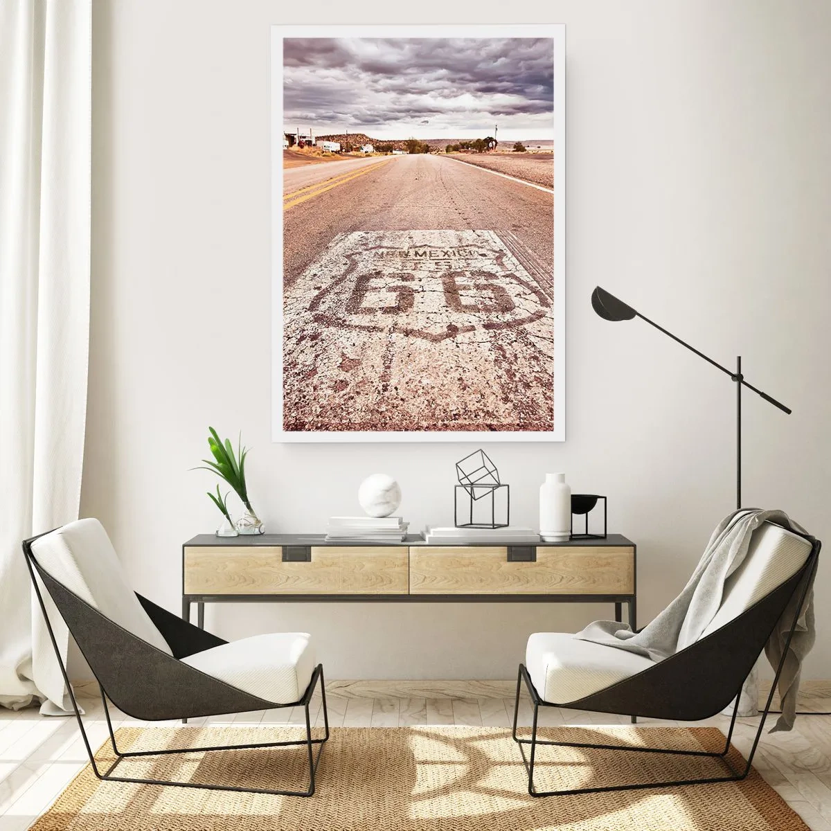 Poster - La Route 66: una leggenda americana - 70x100 cm