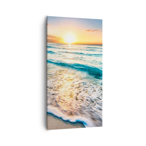 Quadro su tela - Stampe su Tela - Tramonto sul mare - 55x100 cm