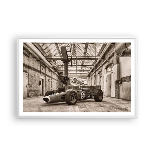 Poster in cornice bianca - Il riposo del vincitore - 91x61 cm