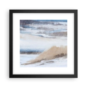 Poster in cornice nera - Composizione invernale - 30x30 cm