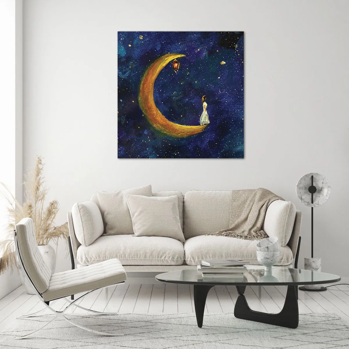 Quadro su vetro - Il richiamo del mondo - 30x30 cm