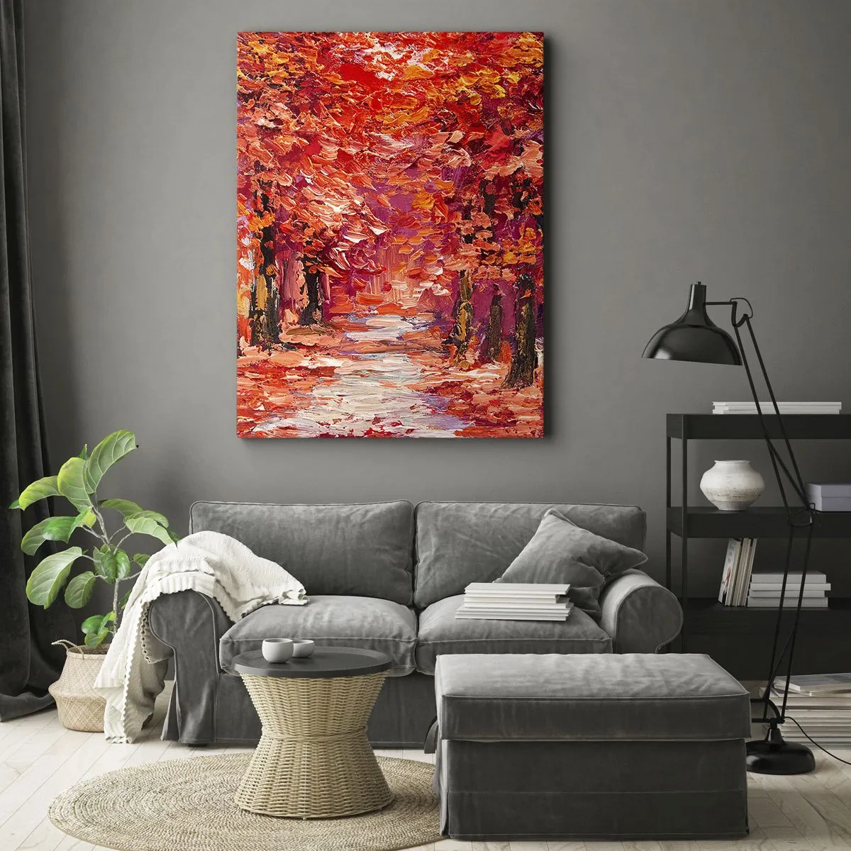 Quadro su tela - Stampe su Tela - Impressione d'autunno - 65x120 cm