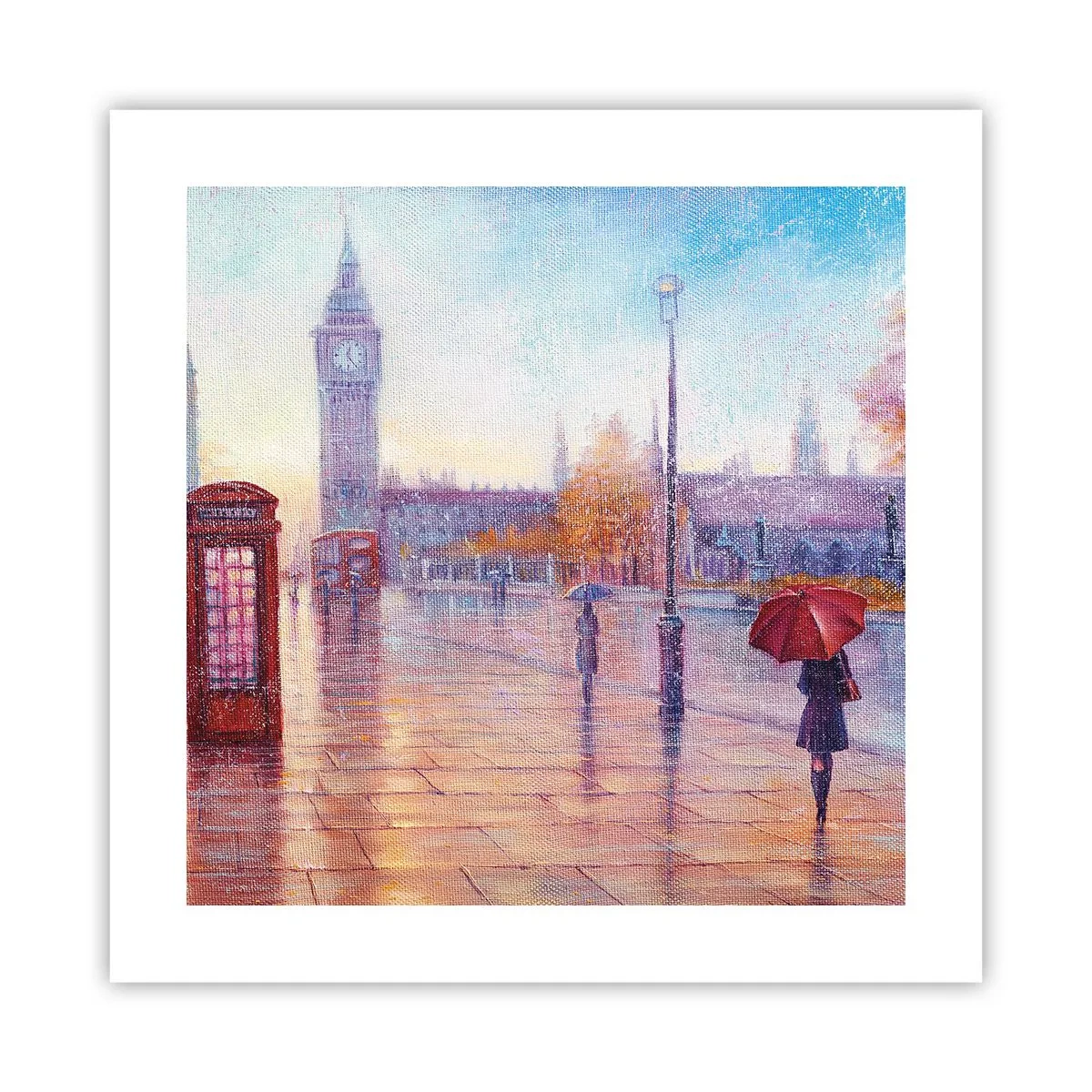 Poster - Giorno d'autunno a Londra - 40x40 cm