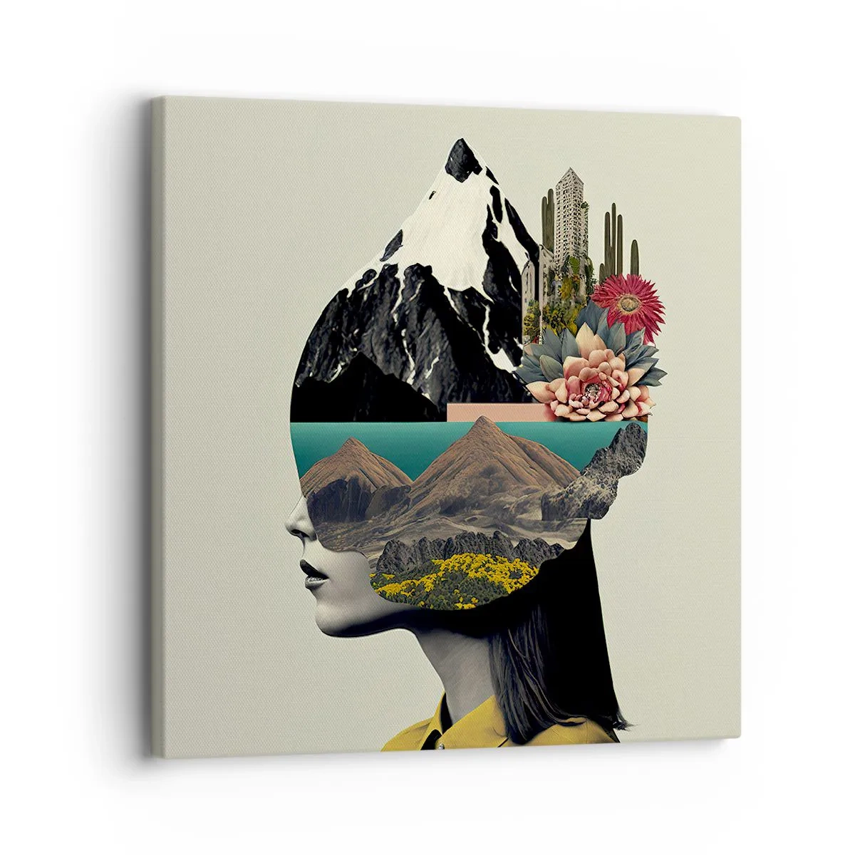 Quadro su tela - Stampe su Tela - La donna è sempre un mistero - 30x30 cm