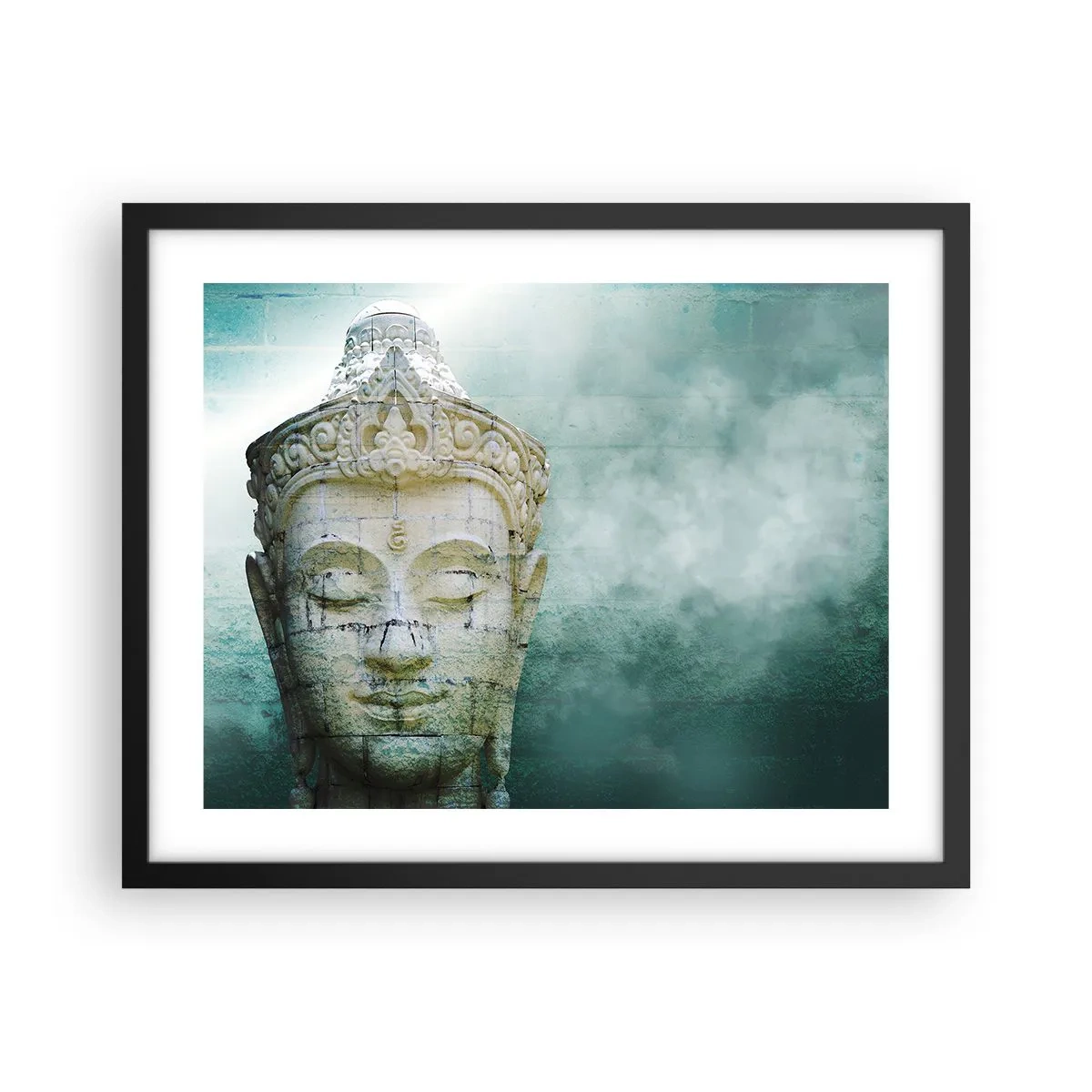 Poster in cornice nera - Cercando la luce - 50x40 cm