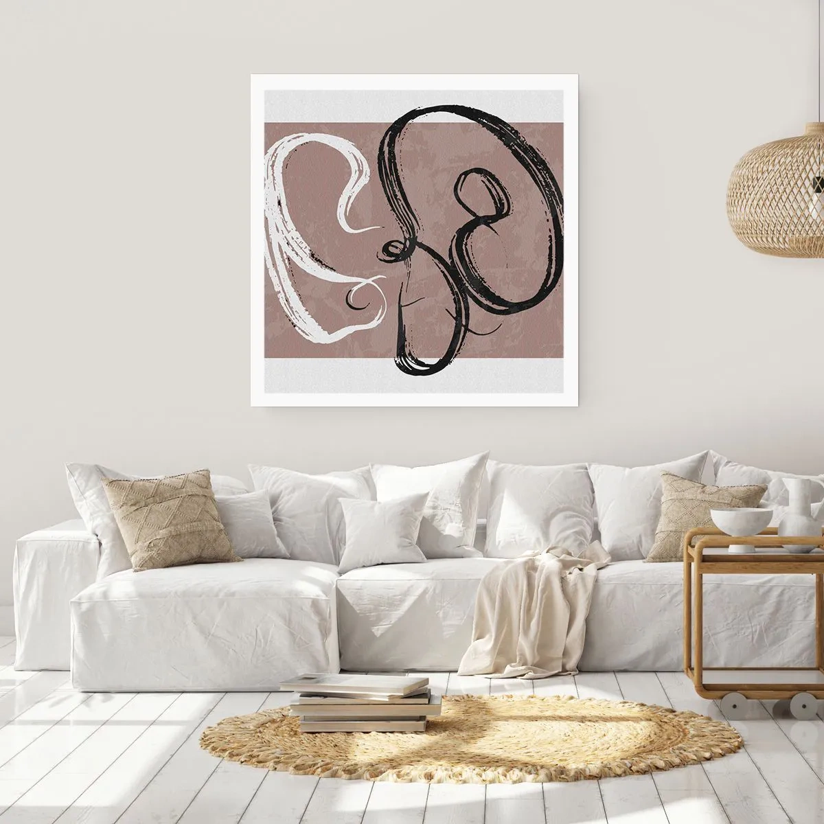 Poster - Composizione: alla ricerca della pienezza - 60x60 cm