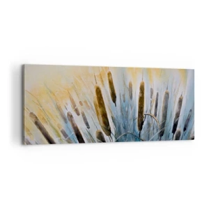 Quadro su tela - Stampe su Tela - Fresco dell'acqua, calore del sole - 100x40 cm