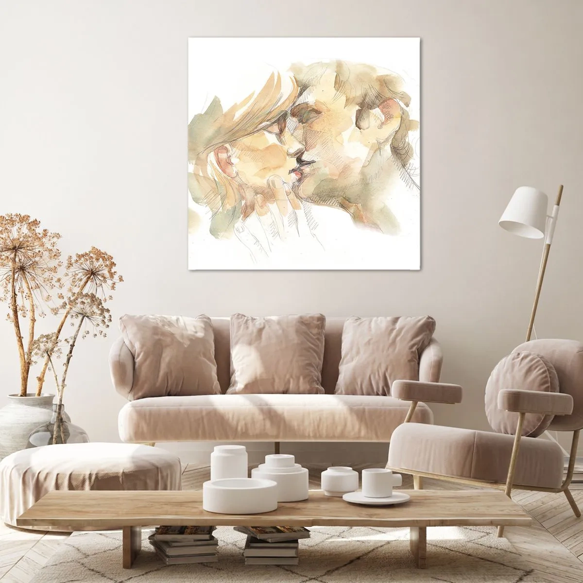 Quadro su tela - Stampe su Tela - Sarà l'anima gemella? - 30x30 cm