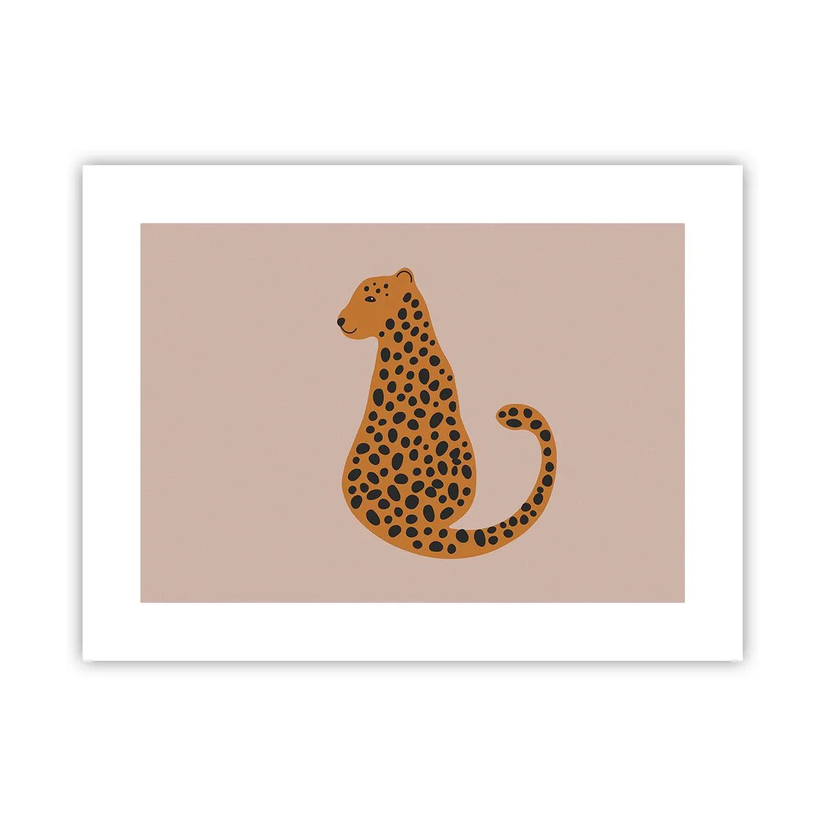 Poster - Il leopardo è un motivo di moda - 40x30 cm