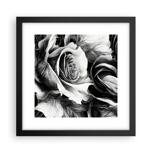 Poster in cornice nera - Sempre regina - 30x30 cm