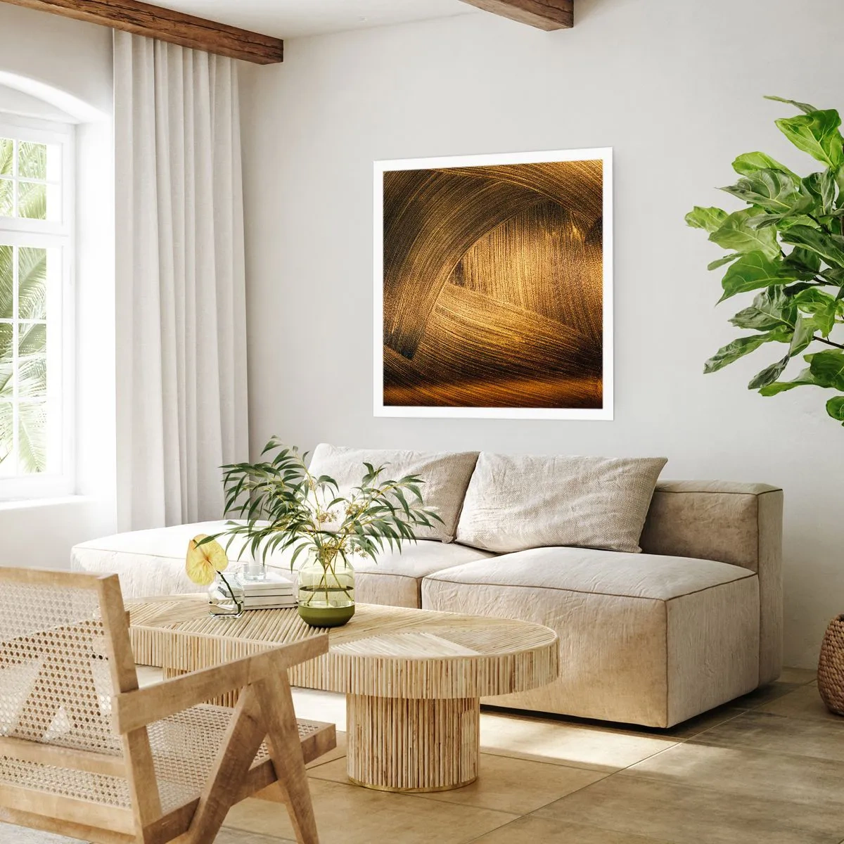 Poster - Nel labirinto d'oro - 40x40 cm