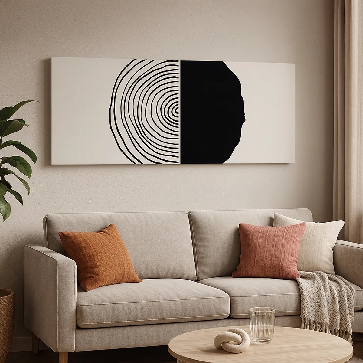 Quadro su tela - Stampe su Tela - A metà - 30x30 cm