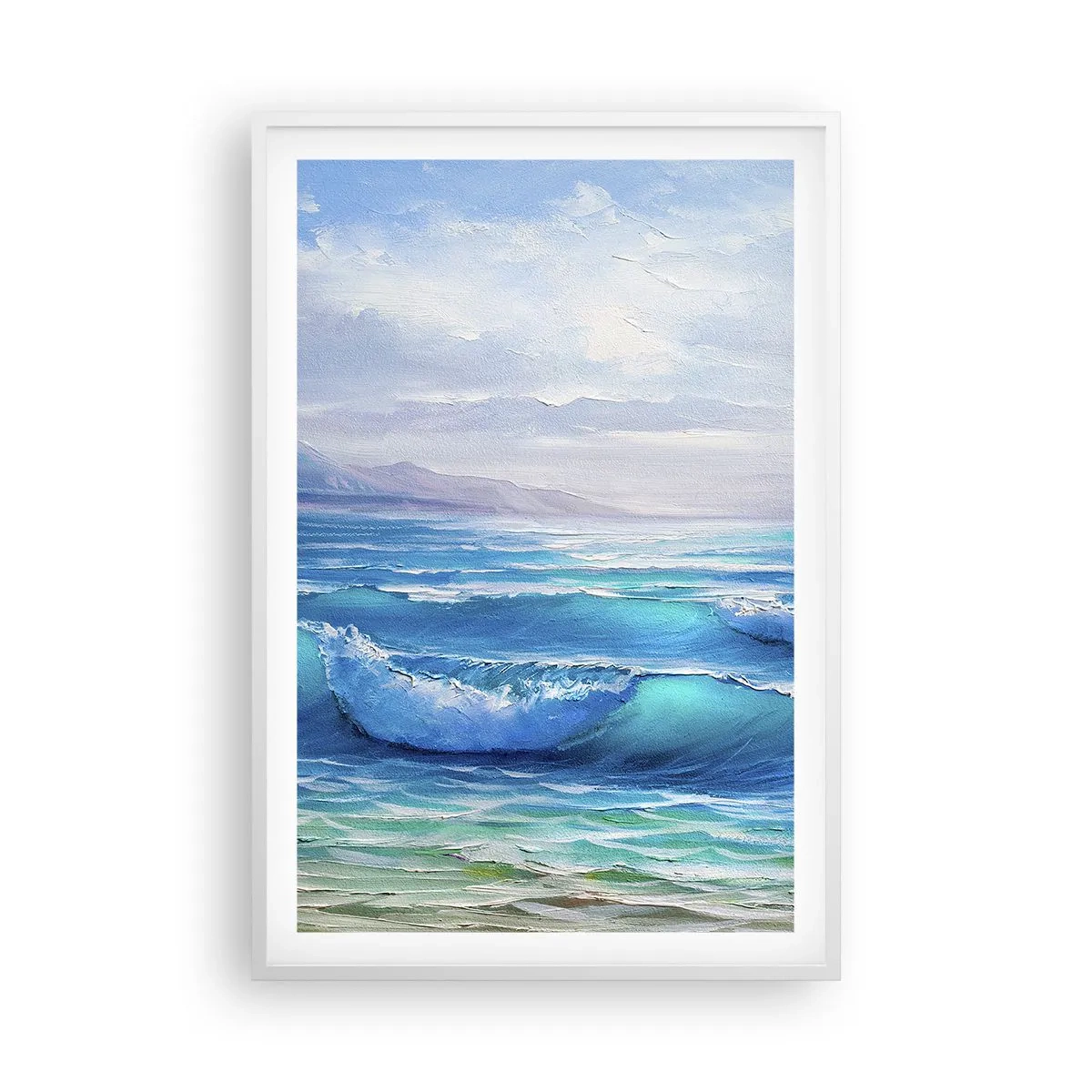 Poster in cornice bianca - Porta sollievo - 61x91 cm