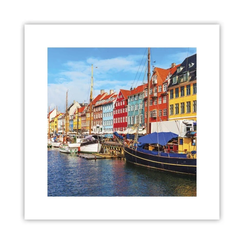 Poster - Riva gioiosa - 30x30 cm
