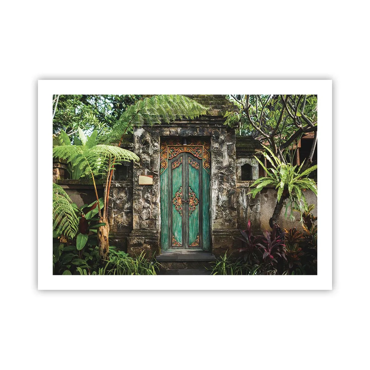 Poster - Le porte verso un mondo esotico - 70x50 cm