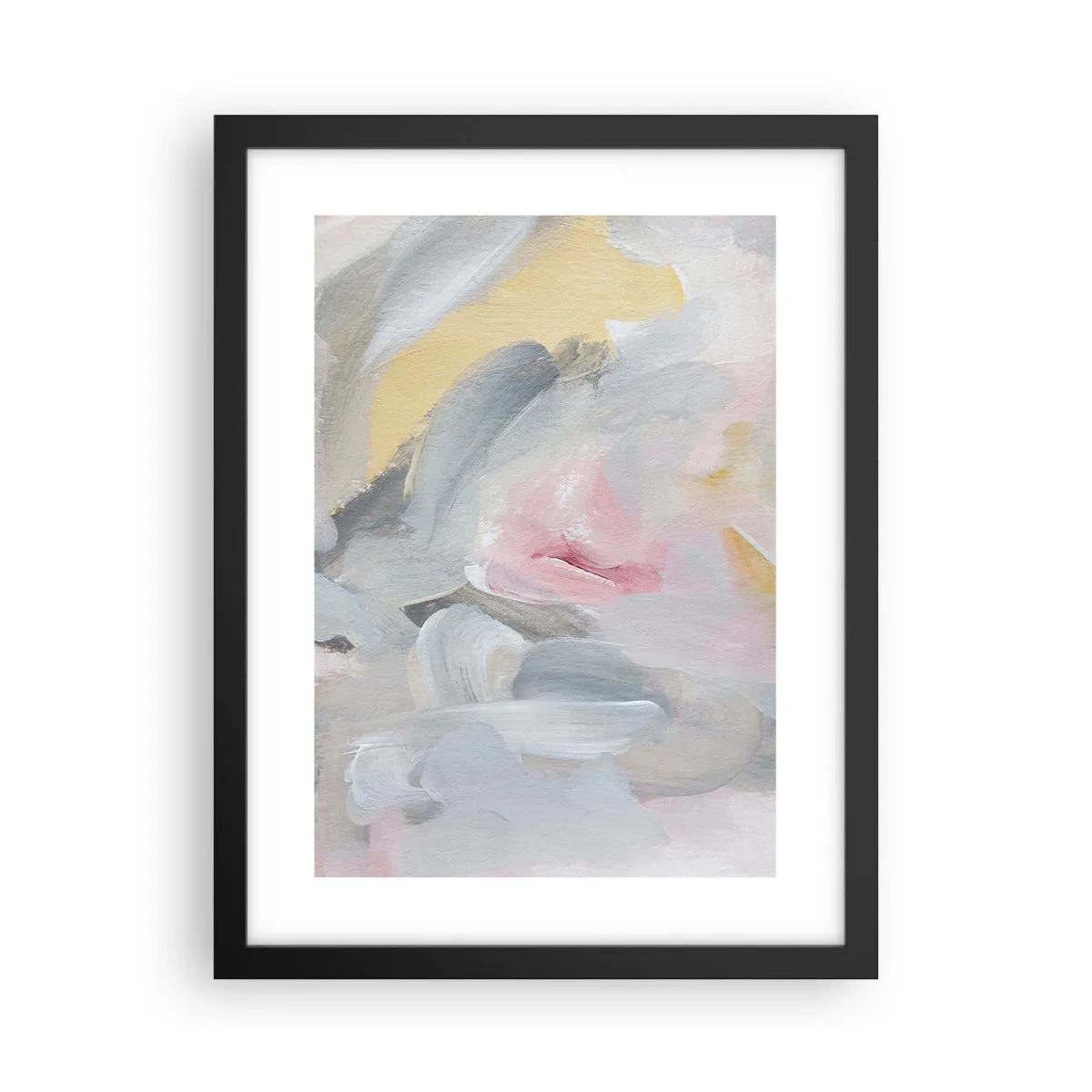Poster in cornice nera - Nel mondo pastello - 30x40 cm