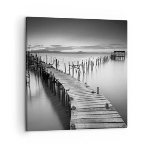 Quadro su tela - Stampe su Tela - La pace della riva dimenticata - 50x50 cm