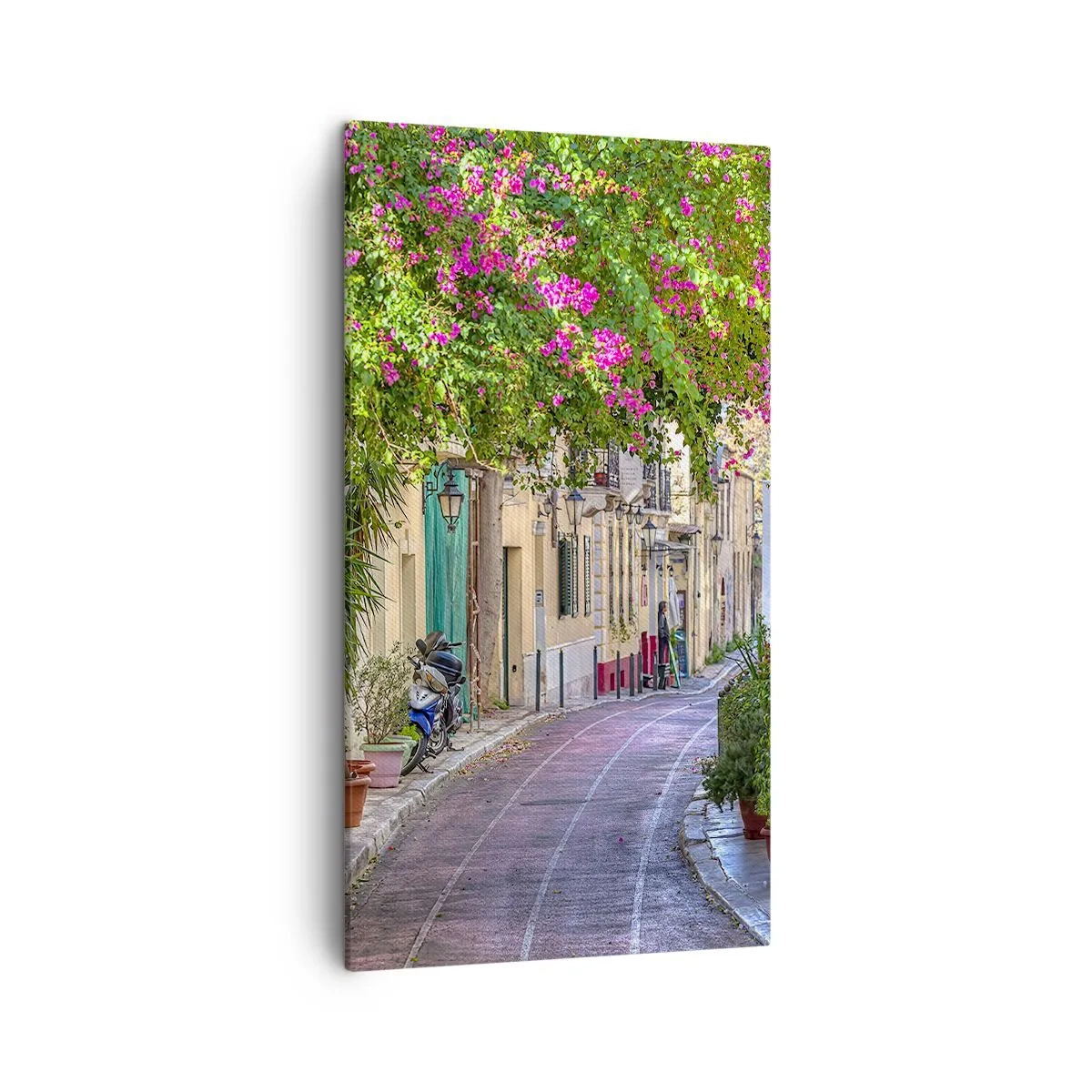 Quadro su tela - Stampe su Tela - Angolo fiorito - 45x80 cm