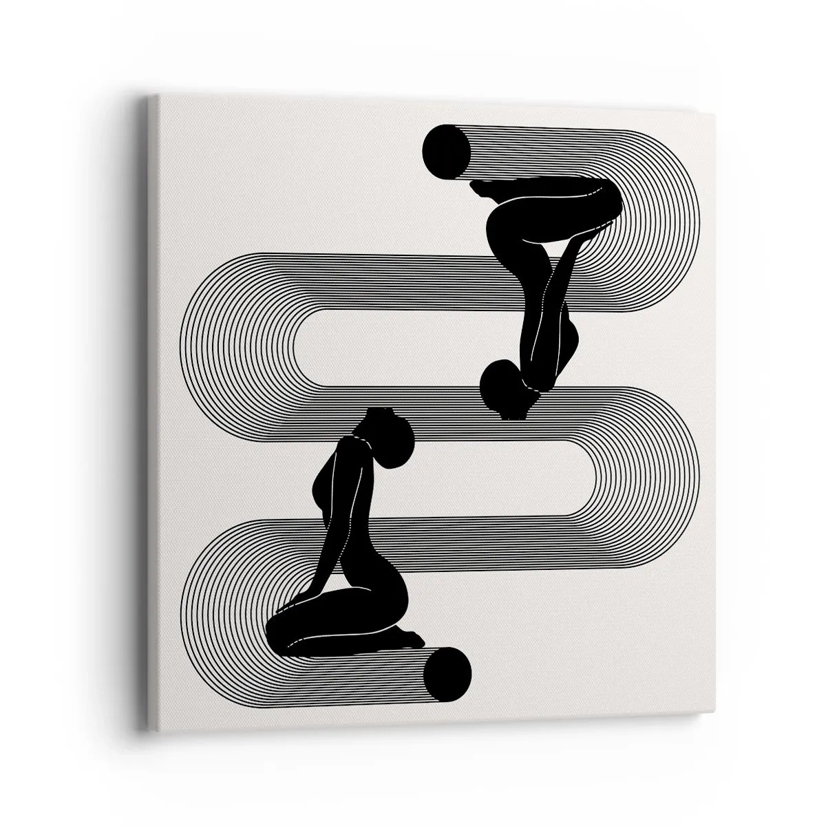 Quadro su tela - Stampe su Tela - Simmetria sensuale - 40x40 cm