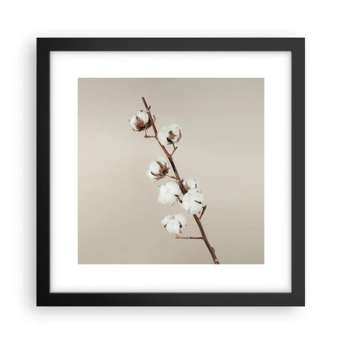 Poster in cornice nera - Alla fonte della morbidezza - 30x30 cm