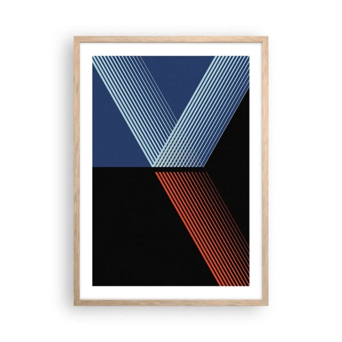 Poster in cornice rovere chiaro - Una storia semplice - 50x70 cm