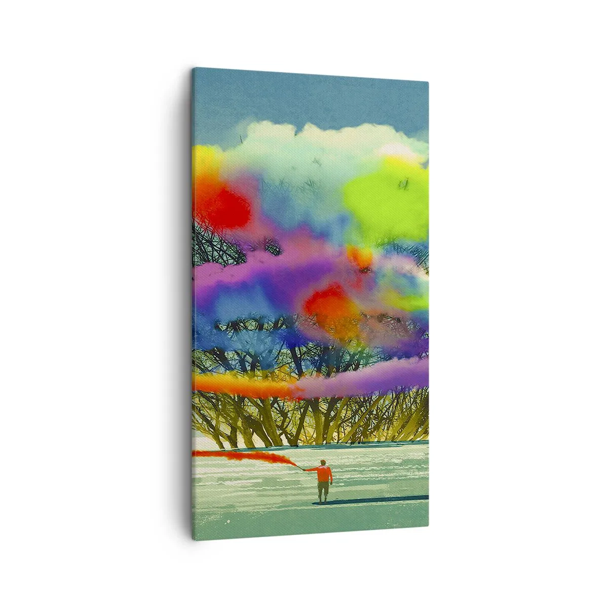 Quadro su tela - Stampe su Tela - Ravvivando questo mondo - 45x80 cm