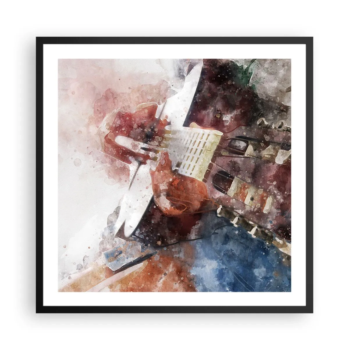 Poster in cornice nera - E tu che ne pensi? - 60x60 cm