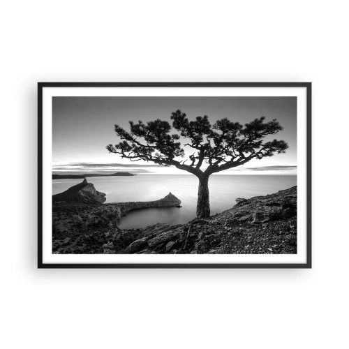 Poster in cornice nera - Pace fino all'orizzonte - 91x61 cm