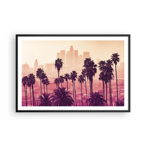 Poster in cornice nera - Paesaggio della California - 91x61 cm