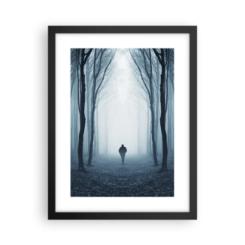 Poster in cornice nera - E tutto è semplice e chiaro - 30x40 cm
