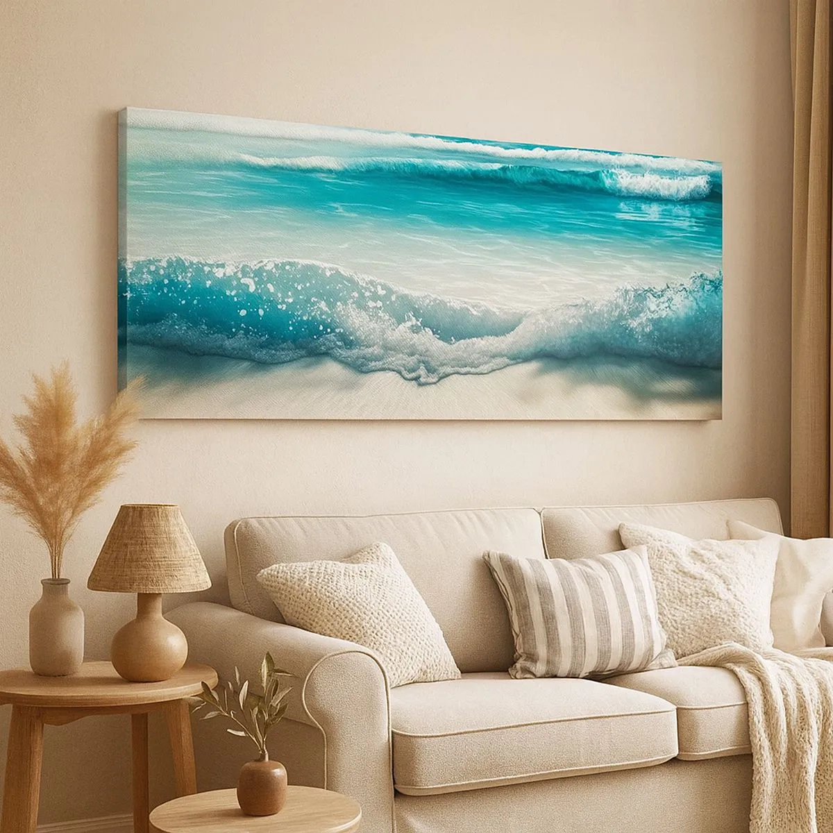 Quadro su tela - Stampe su Tela - La calma dell'oceano - 100x40 cm