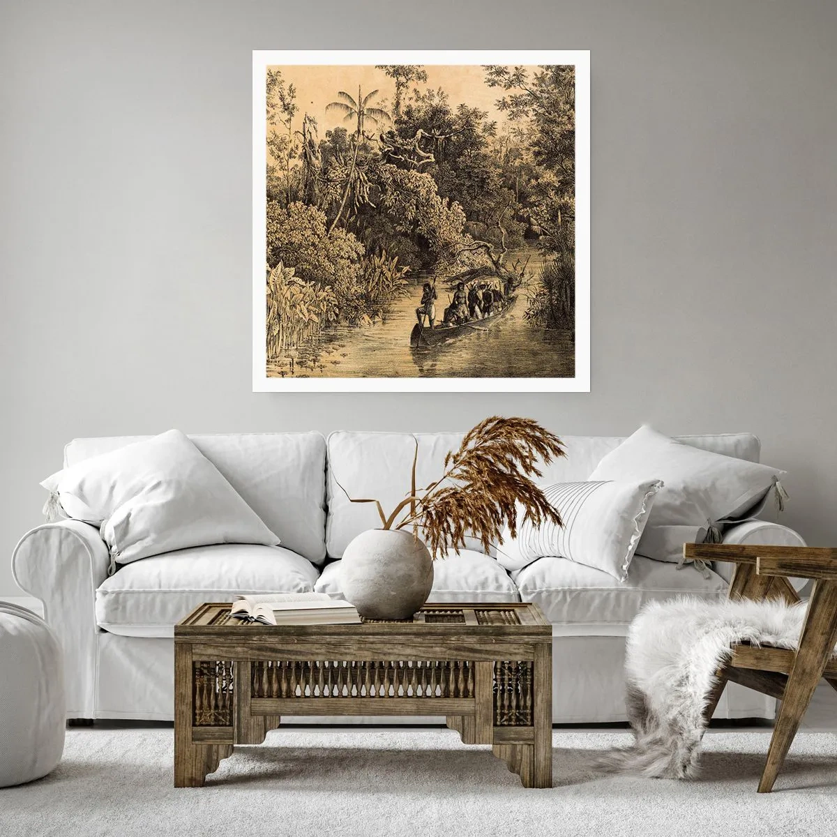 Poster - Viaggio alla fonte - 30x30 cm